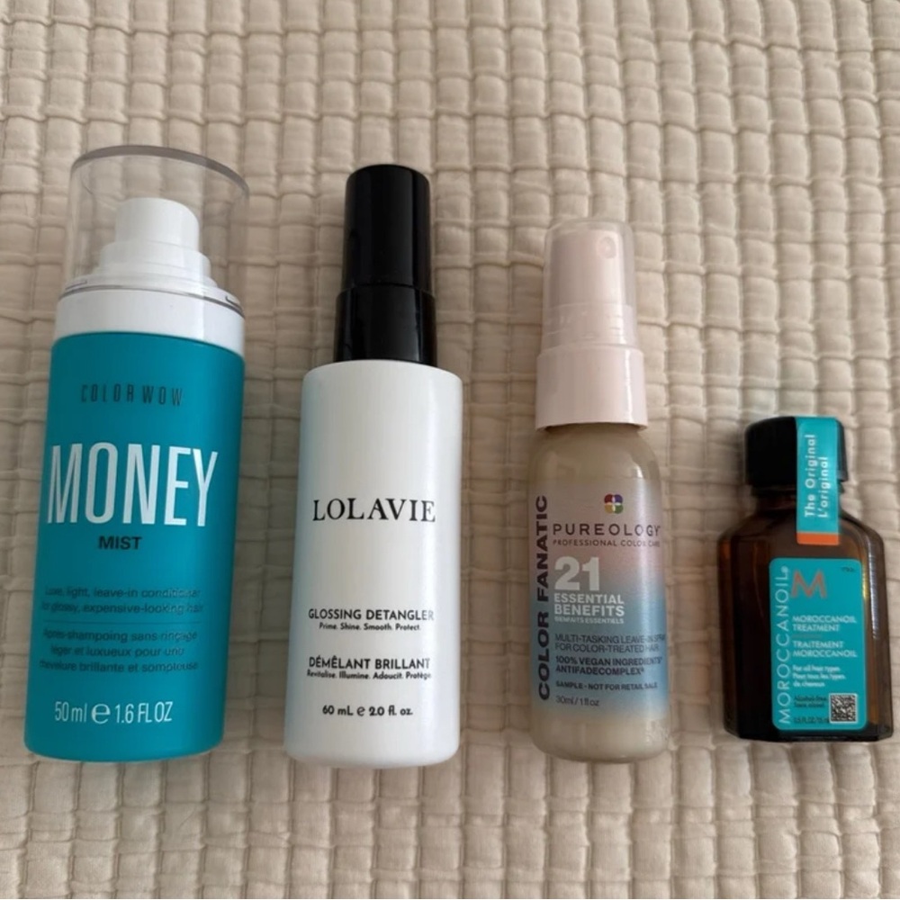 Hair Care Bundle: Lolavie, Pureology, Moroccan Oil with free gifts